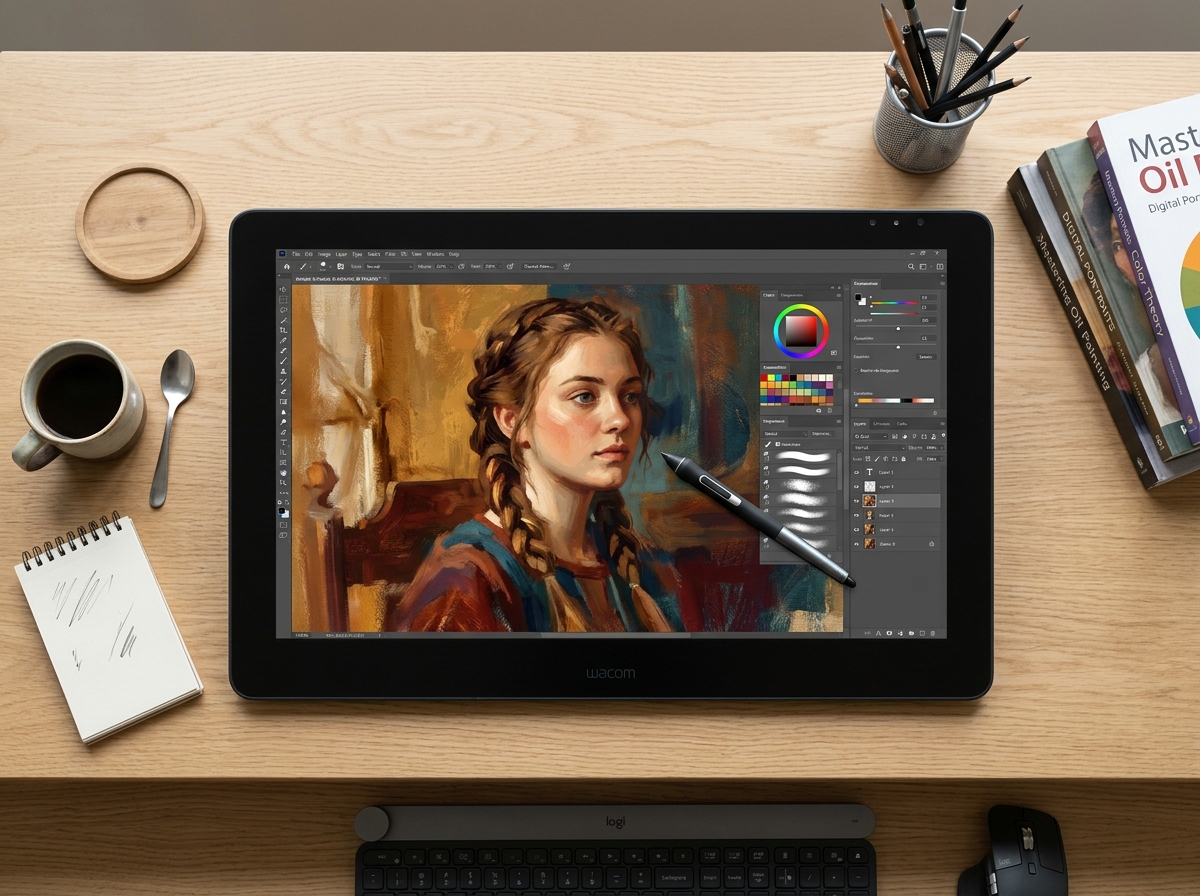 Step 02: Artist composition digital proofing and review